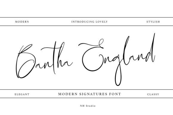 Bantha England: The Perfect Script Font for Small Business Branding