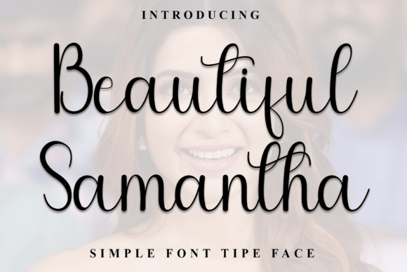 Beautiful Samantha: A Festive Typeface for Holiday Branding
