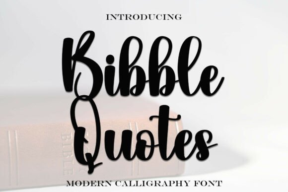 Biblequotes: The Premium Typeface for Elevating Your Brand Identity