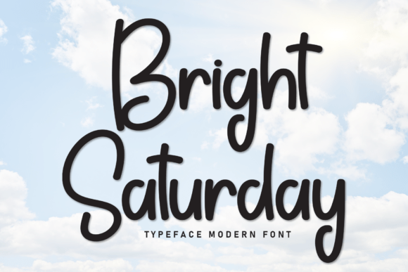 Bright Saturday: A Friendly Display Typeface for Modern Web Design