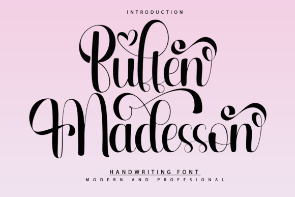 Buffen Madesson: A Luxurious Script Typeface for Modern Web Design