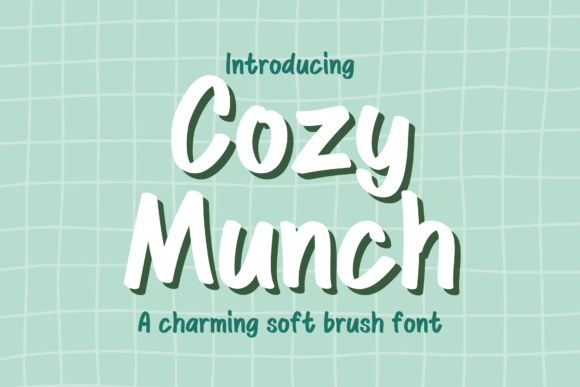 Cozymunch Typeface Review: A Bold Script for Editorial Design