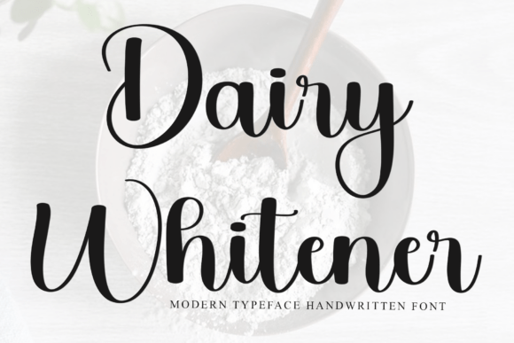 Dairy Whitener: A Festive Typeface for Holiday Web Design