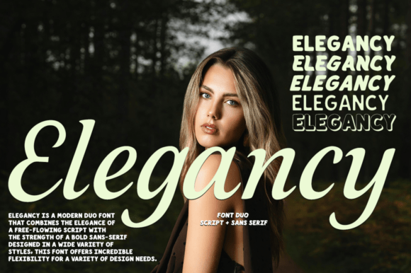 Elegancy: The Premium Typeface for Handmade Product Branding