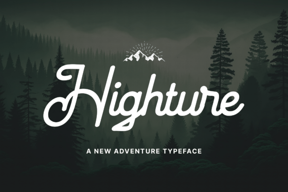 Highture: A Vintage Script Typeface for Authentic Branding