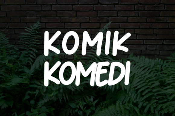 Komik Komedi: The Script Amp Font for Scroll-Stopping Campaigns