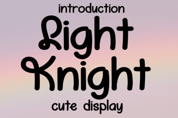 Light Knight: The Handwritten Typeface for Authentic Web Design