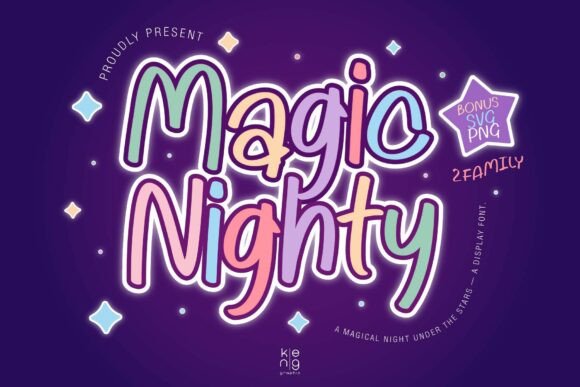 Magic Nighty: The Creative Font That Elevates Small Business Branding