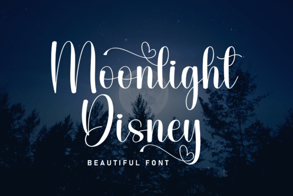 Moonlight Disney: A Script Typeface for Editorial Elegance