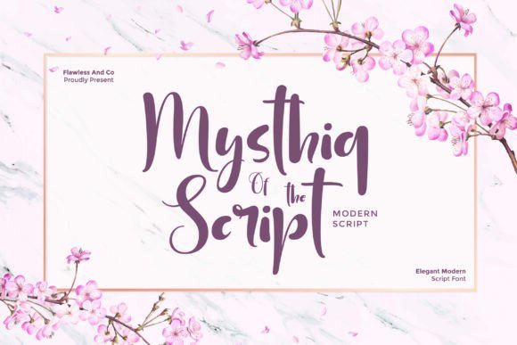 Mysthiq: The Modern Script Font That Elevates Campaign Visuals