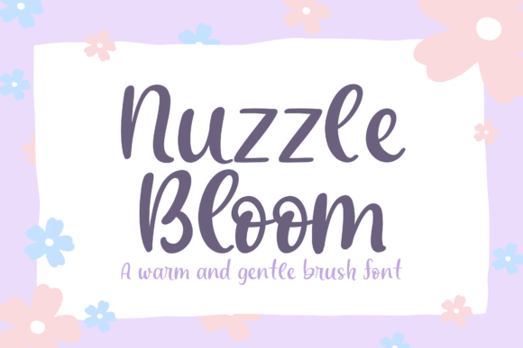 Nuzzlebloom: A Script Amp Typeface for Engaging Social Campaigns