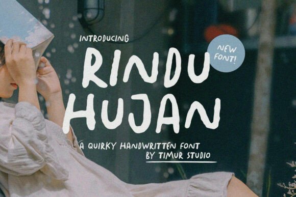 Rindu Hujan: A Quirky Handwritten Typeface for Memorable Campaigns