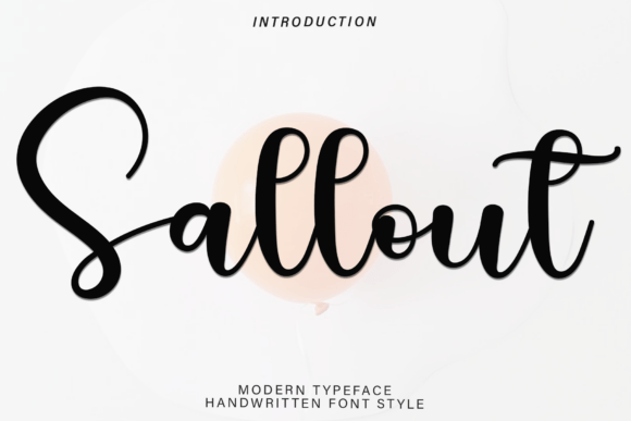 Sallout: A Festive Typeface for Holiday Branding Projects