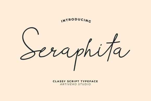 Seraphita: A Graceful Script Typeface for Modern Branding
