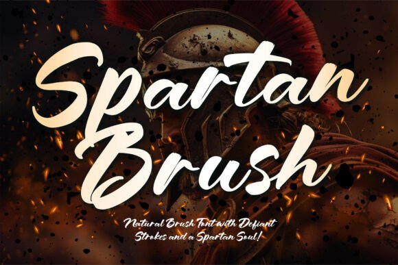 Spartanbrush Regular: A Fearless Brush Typeface for Bold Branding