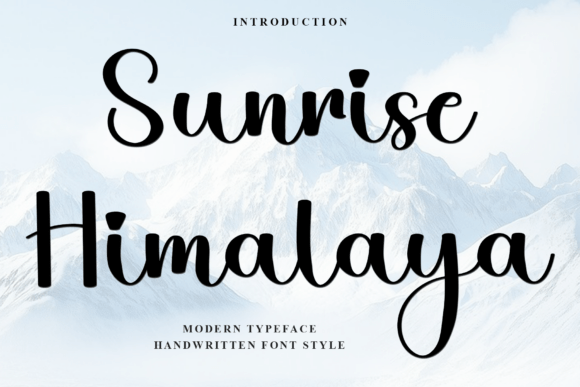 Sunrise Himalaya: The Premium Typeface for Standout Campaigns